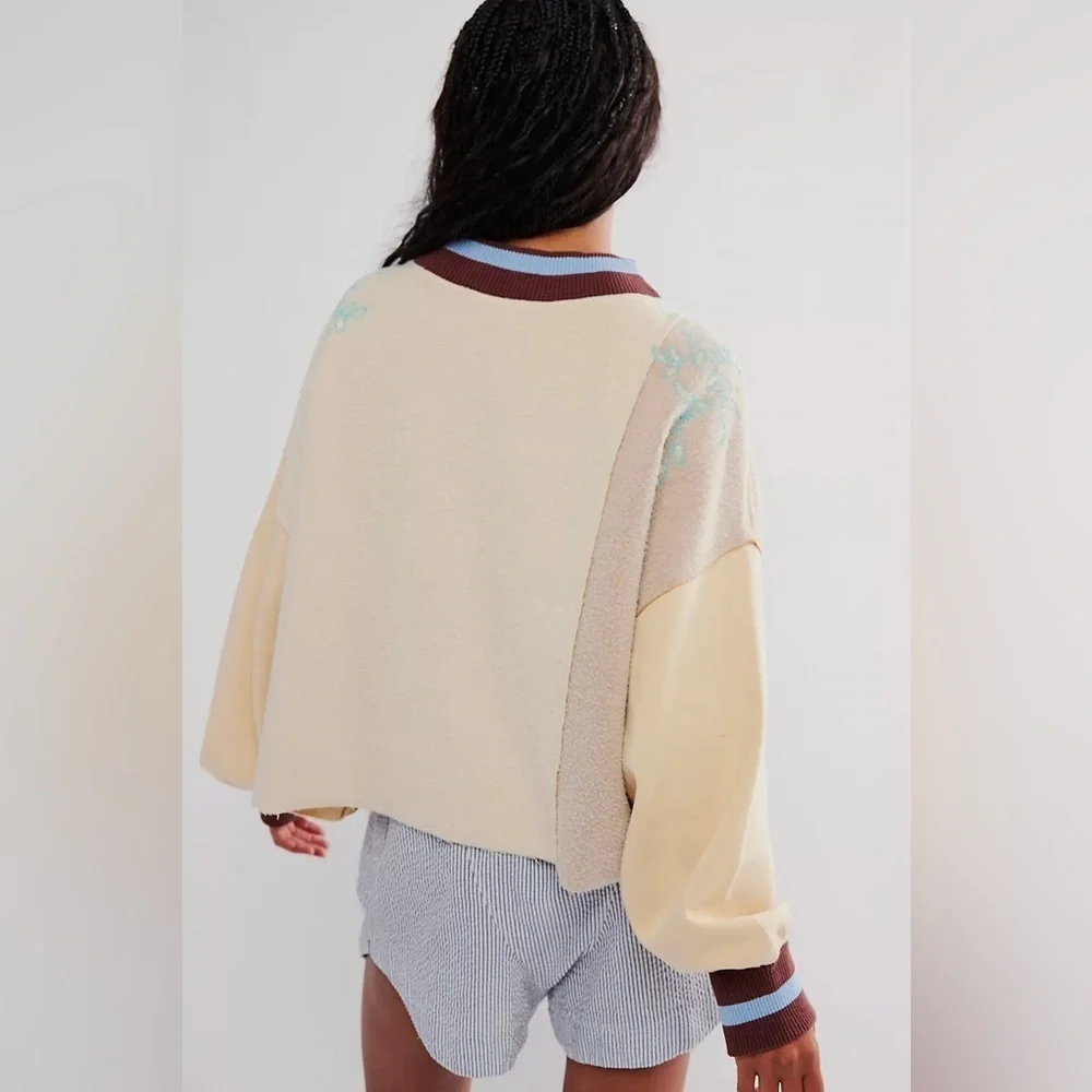 Free People Bali Day Dreams Pullover Size Large NWT